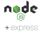 Node.js and Express logos