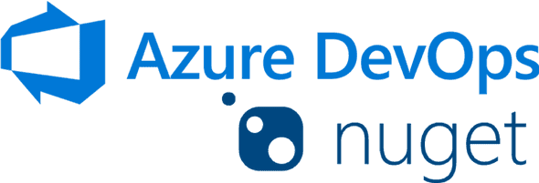 Azure Devops and NuGet Logos Azure Devops and NuGet Logos